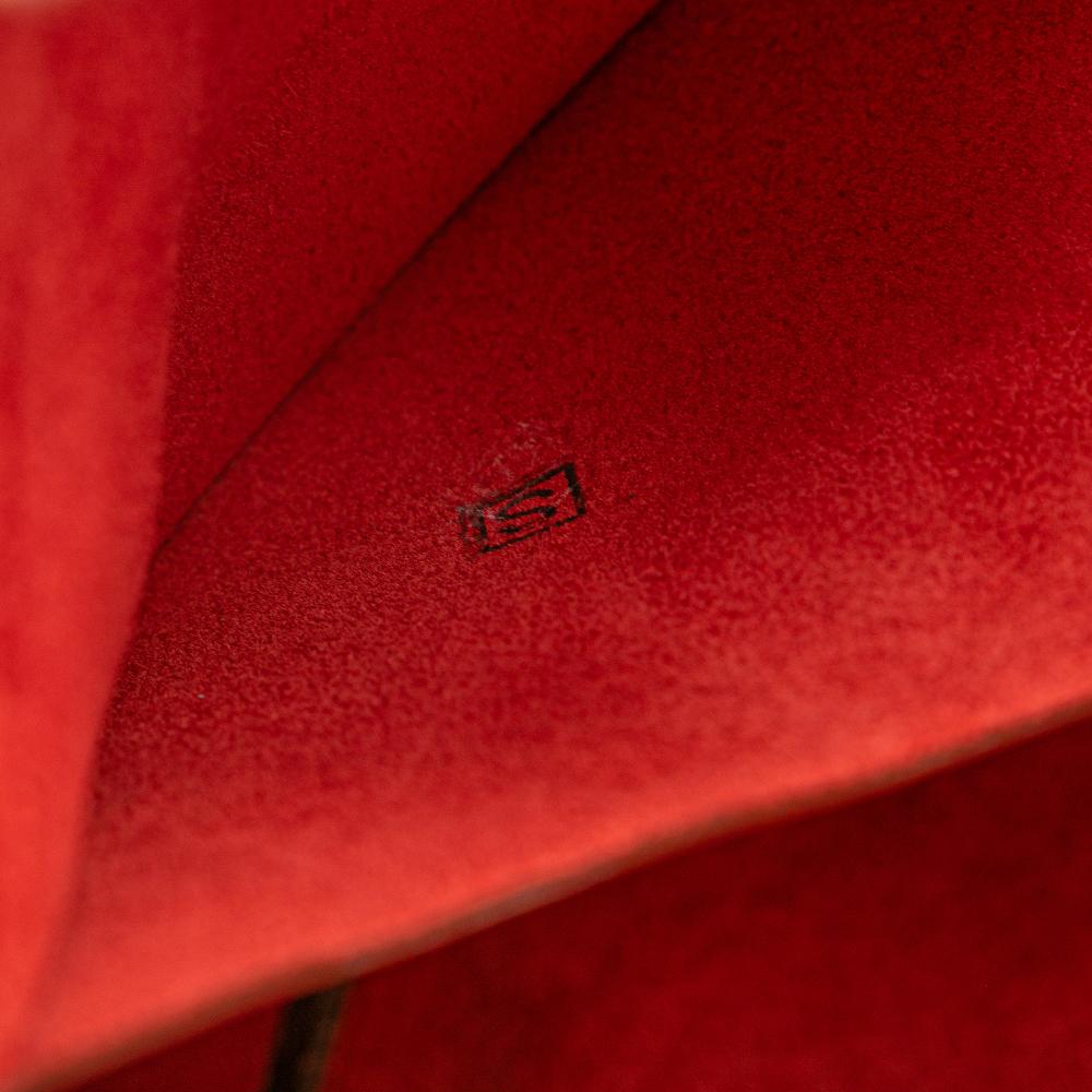 Hermès AB Hermès Red Calf Leather Taurillon Clemence and Swift Virevolte 24 France