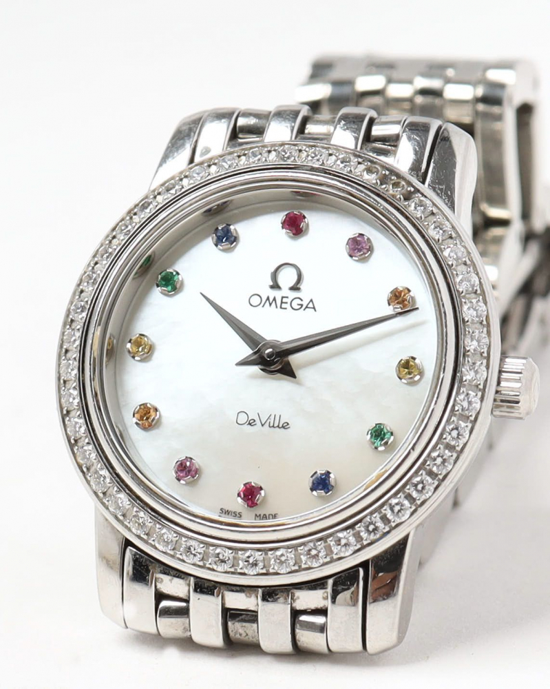Omega Lady-De Ville 22mm Ref 4575.77 Diamond Watch