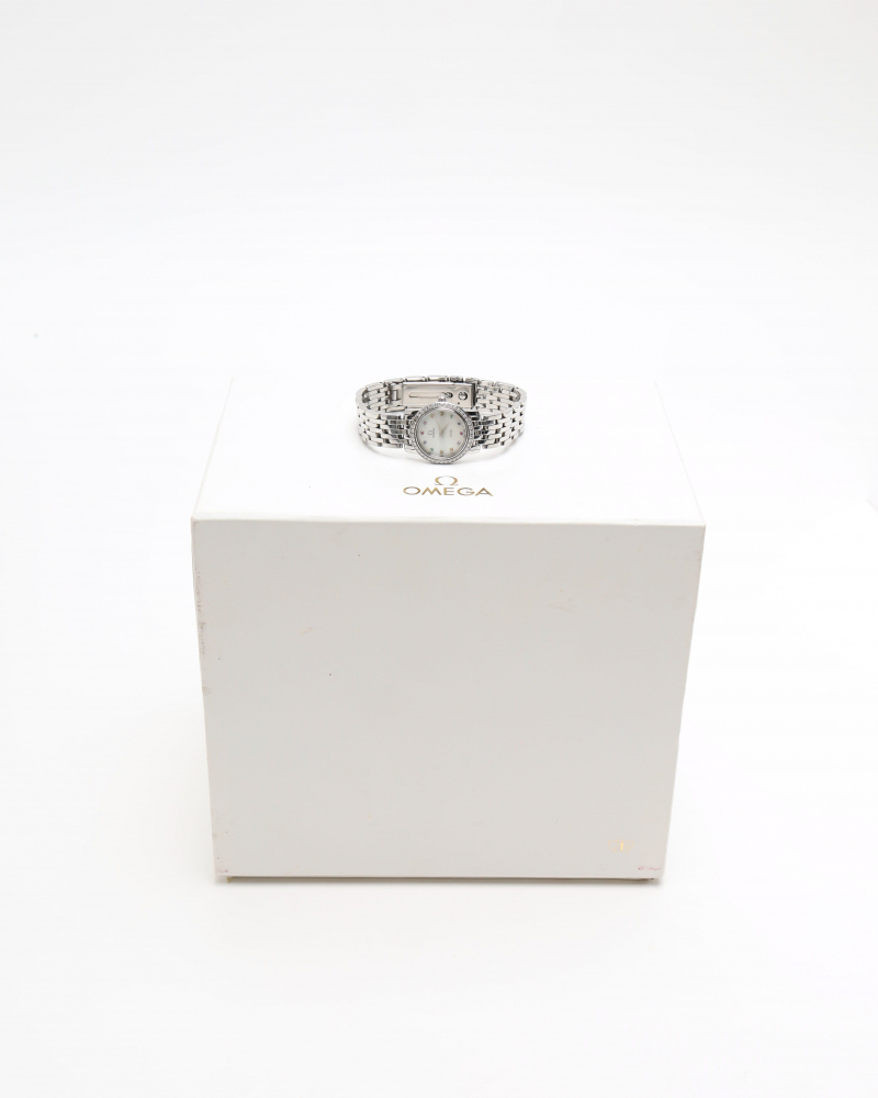 Omega Lady-De Ville 22mm Ref 4575.77 Diamond Watch