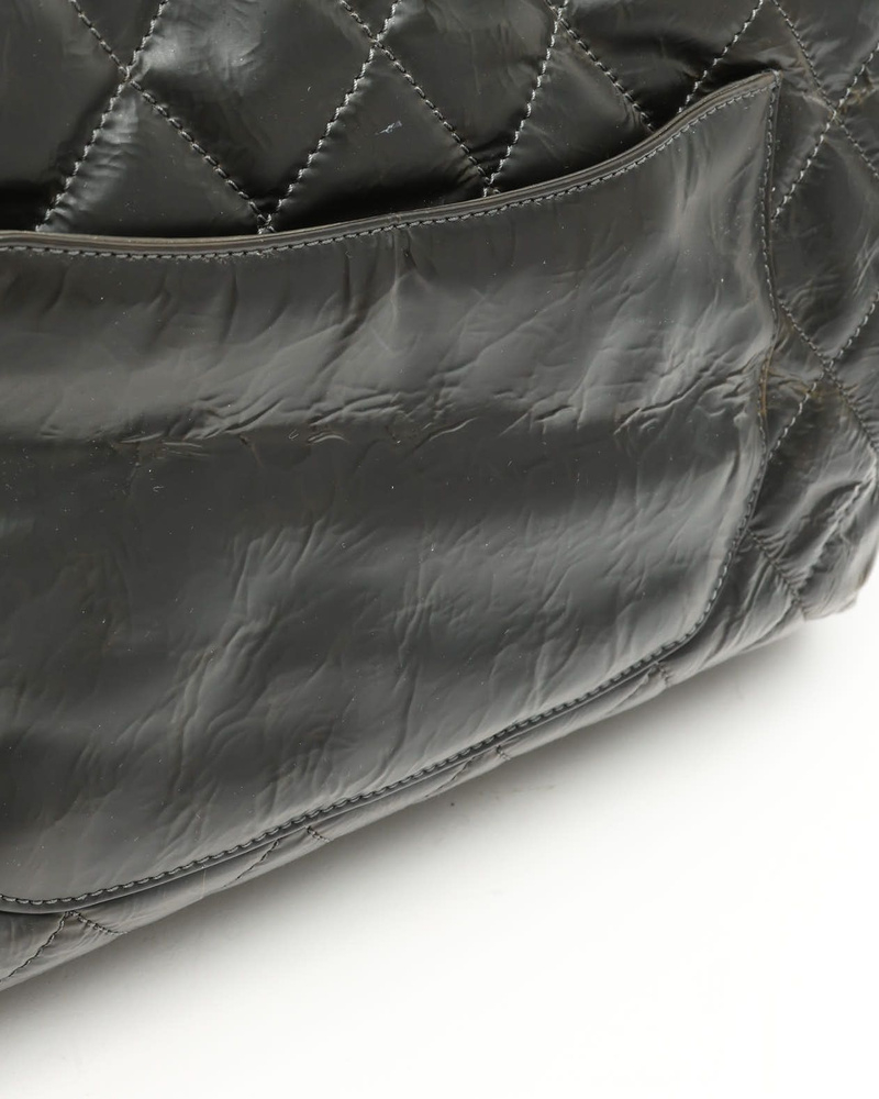 Chanel Patent CC Chain Tote Bag