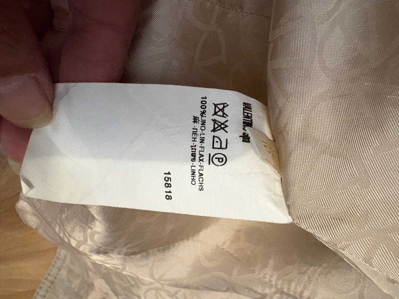 Valentino Gilet en lin