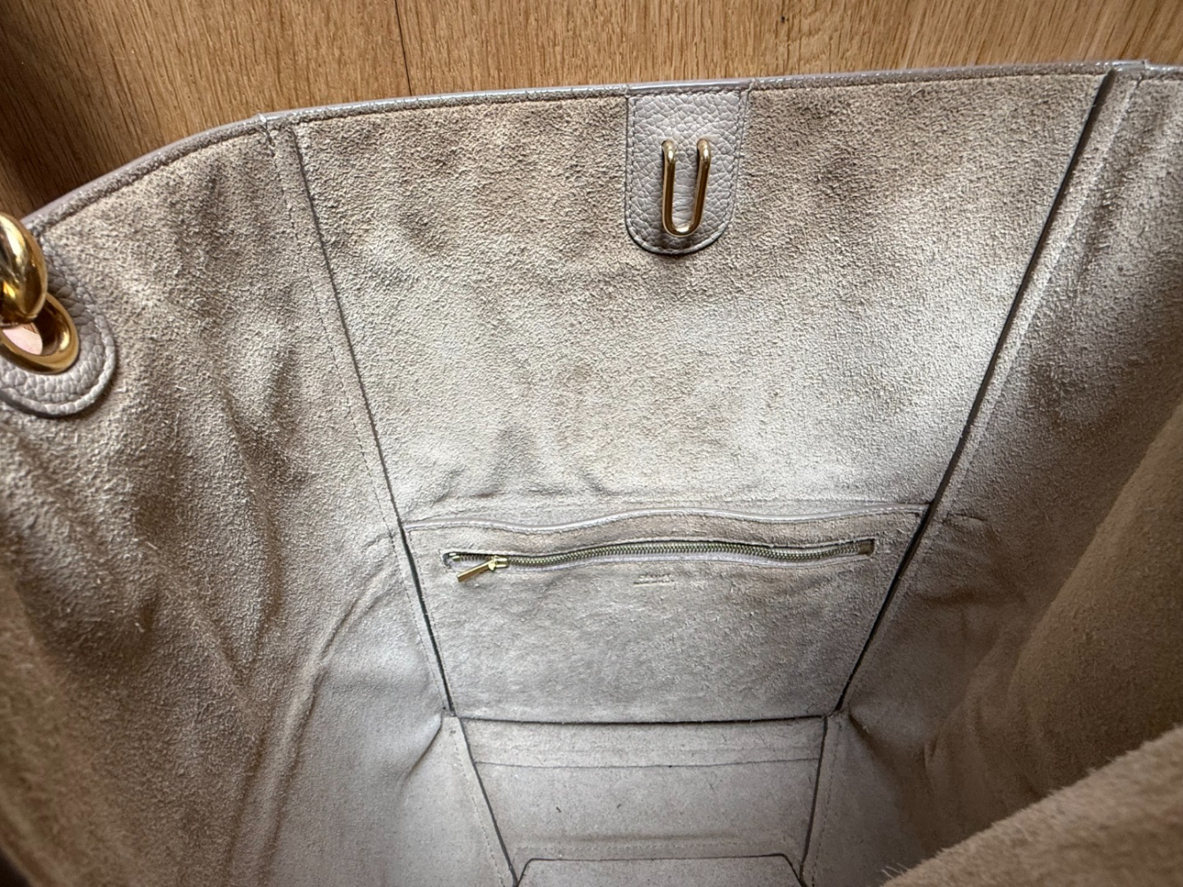 Celine Seau Sangle, taupe