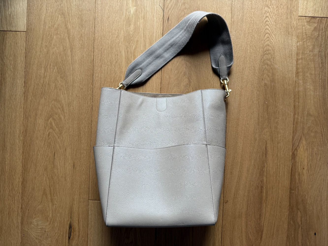 Celine Seau Sangle, taupe