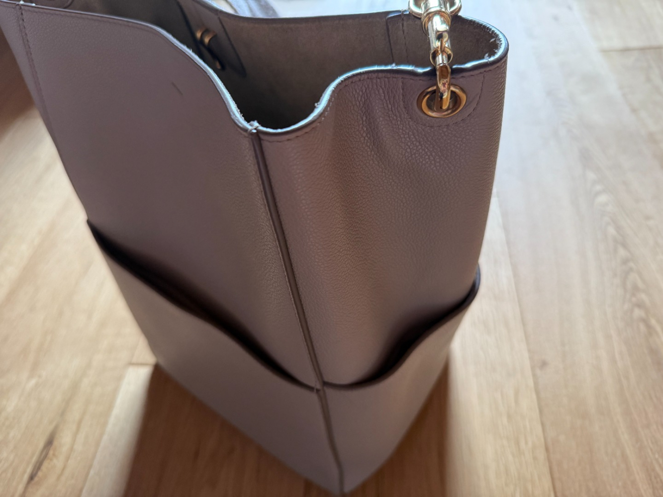 Celine Seau Sangle, taupe