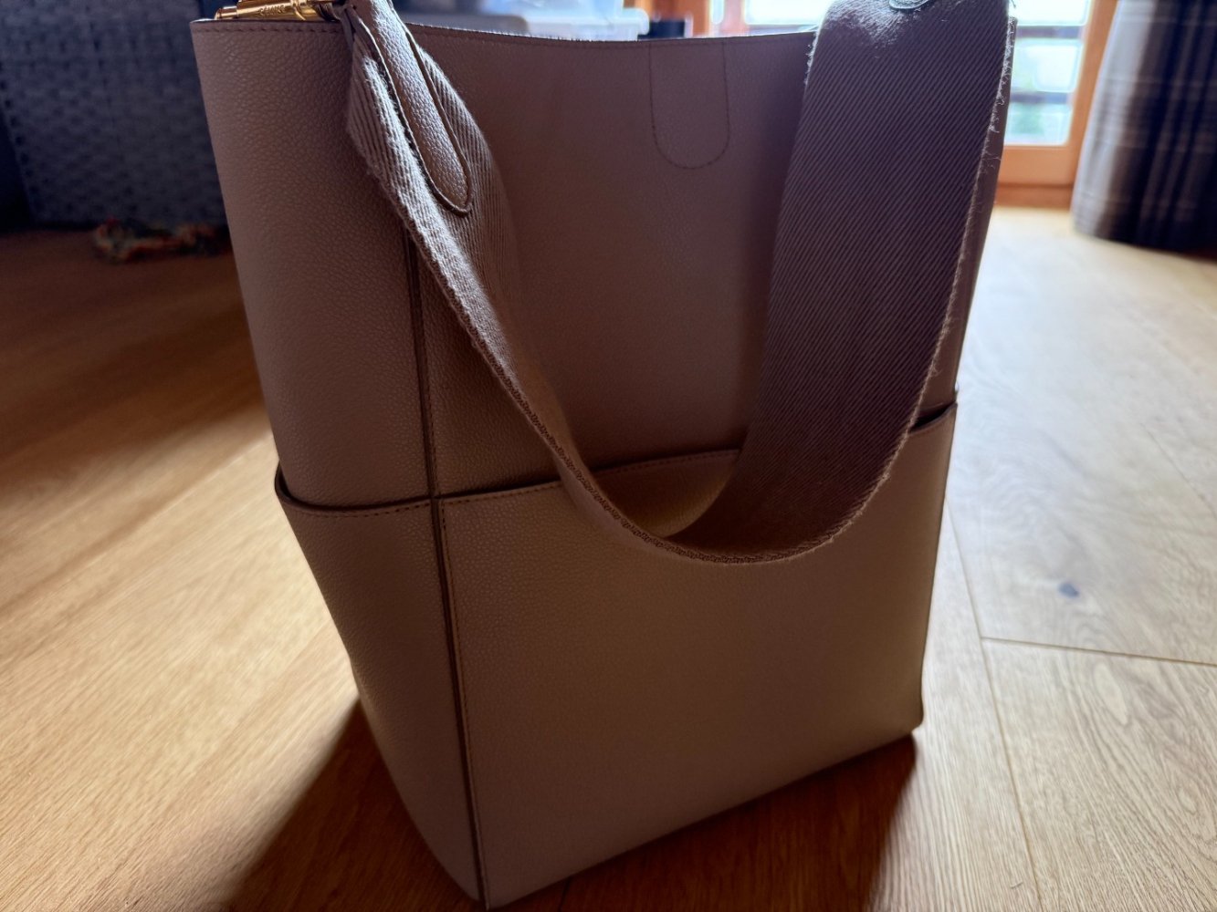 Celine Seau Sangle, taupe