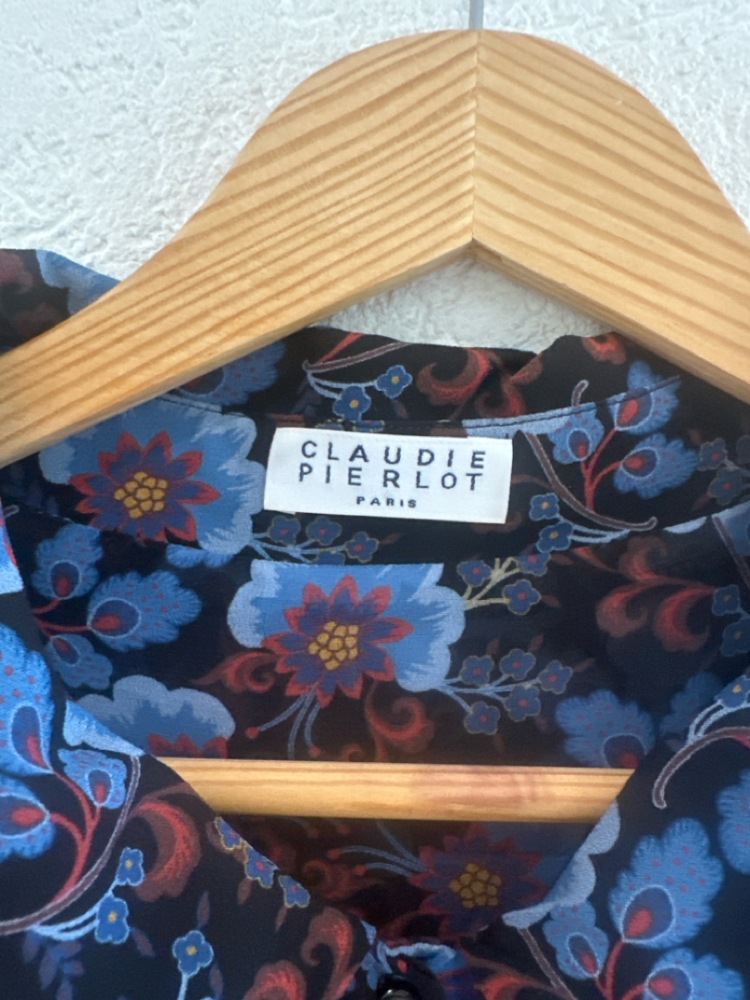 Claudie Pierlot Langes geblümtes Kleid