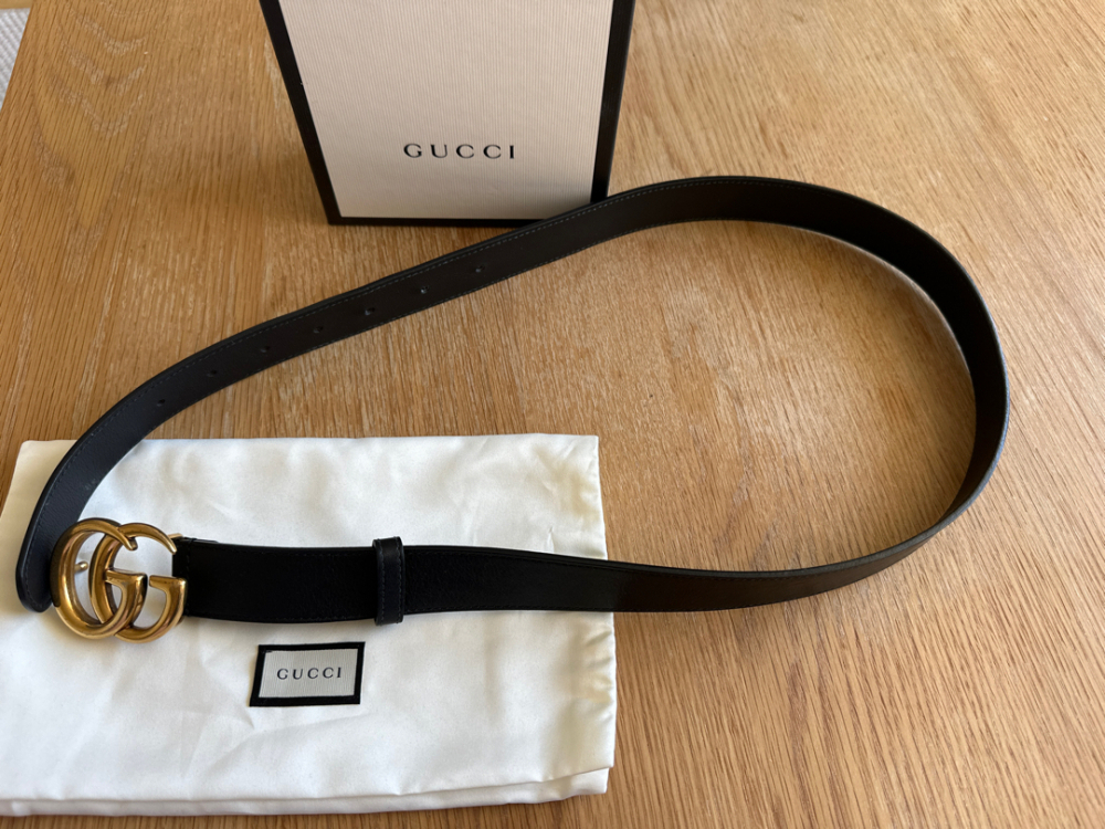 Gucci Schmaler Gürtel GG Marmont
