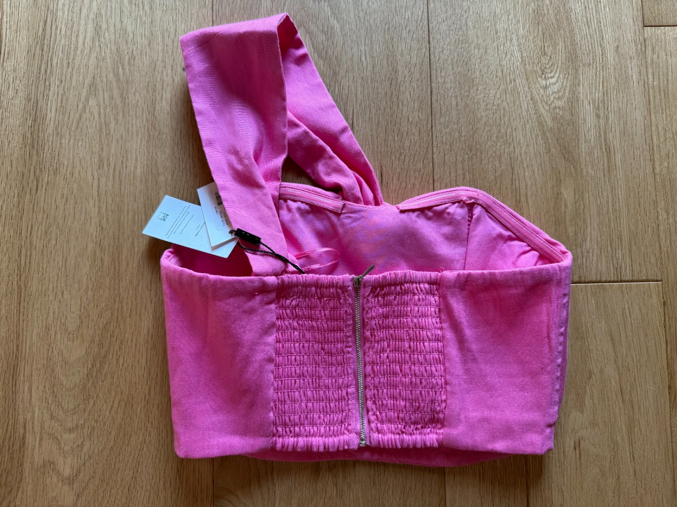 Milly NY Rosa Crop-Top aus Leinen!