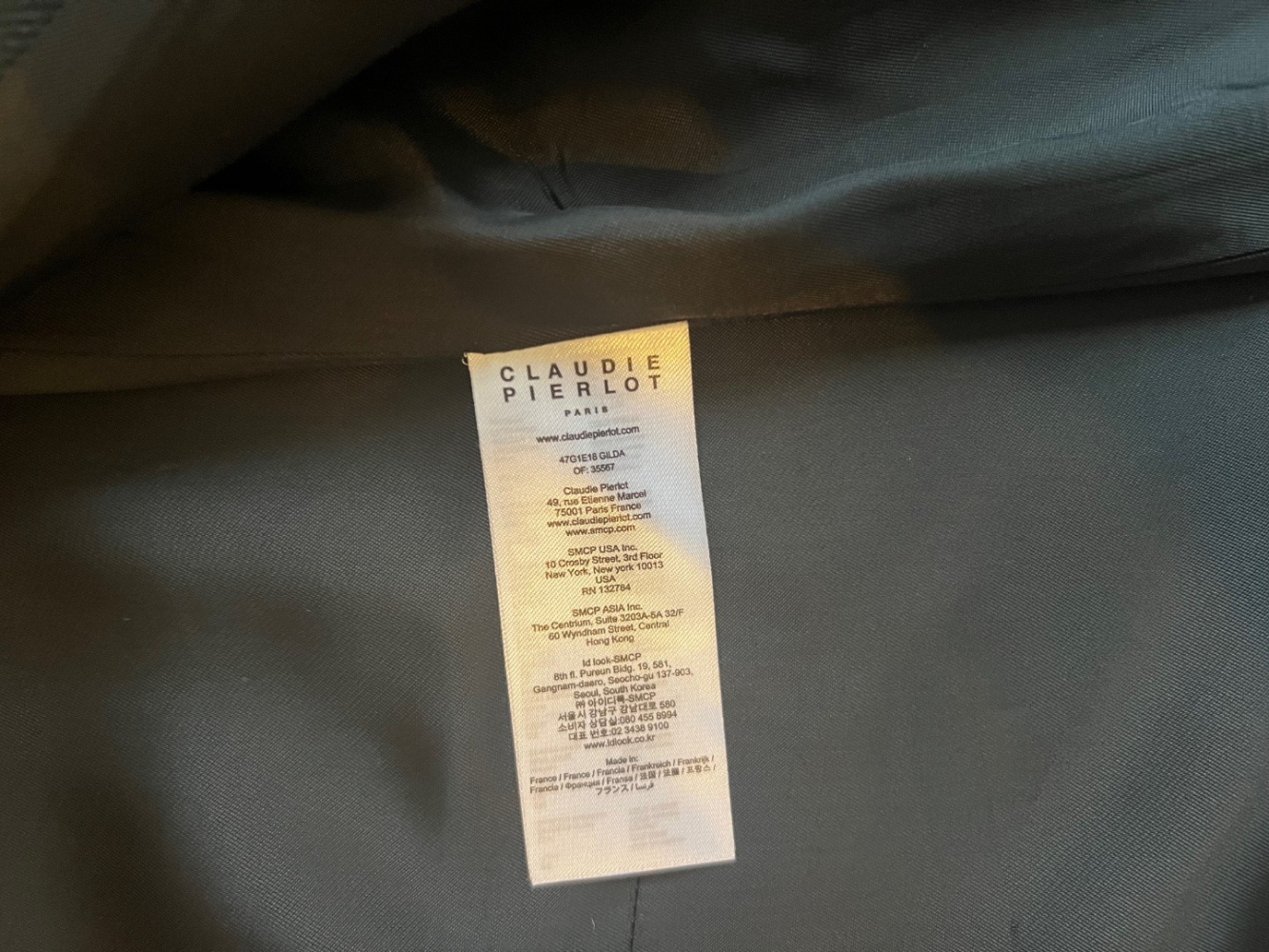 Claudie Pierlot Mid-length jacket