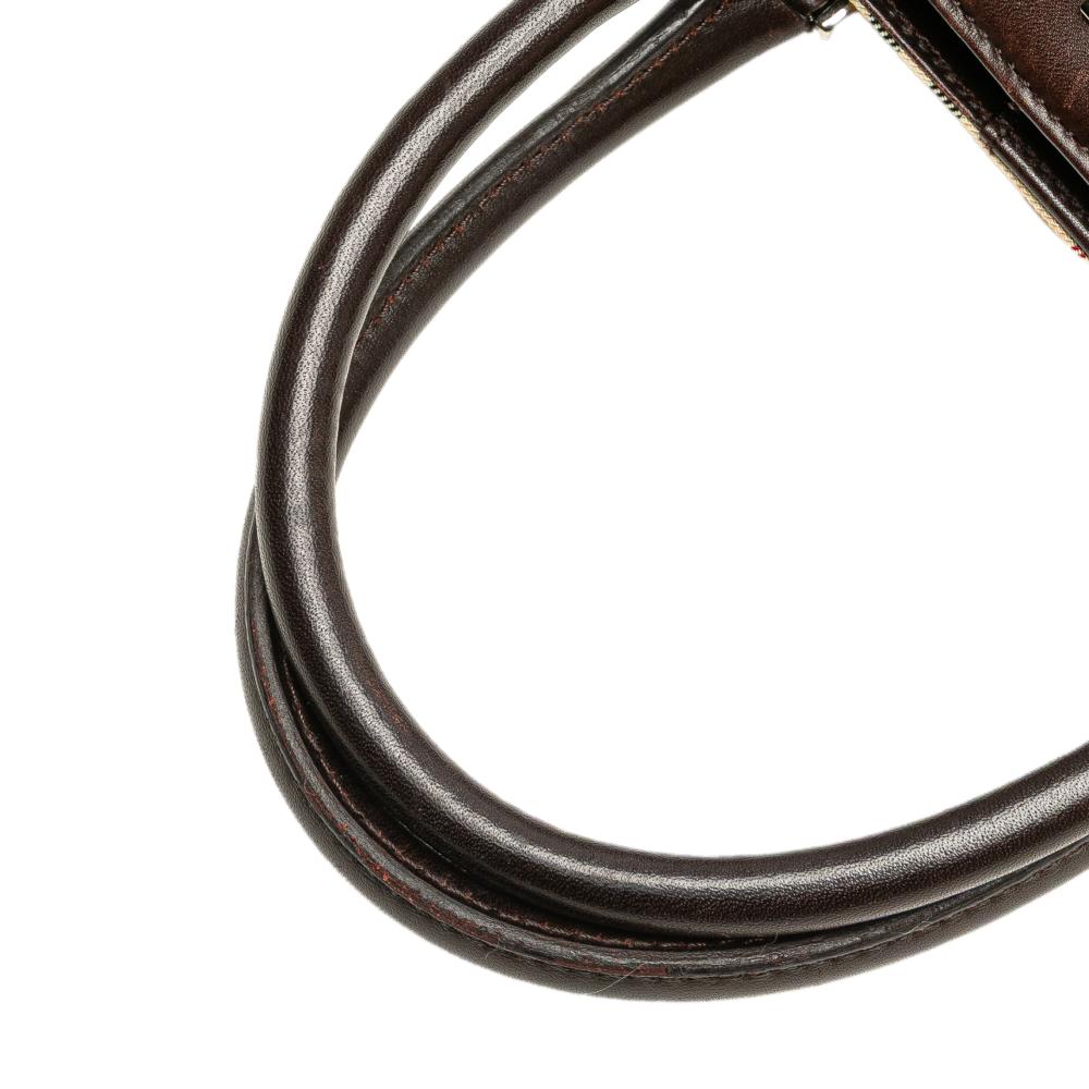 Burberry B Burberry Brown Beige Canvas Fabric House Check Tote United Kingdom