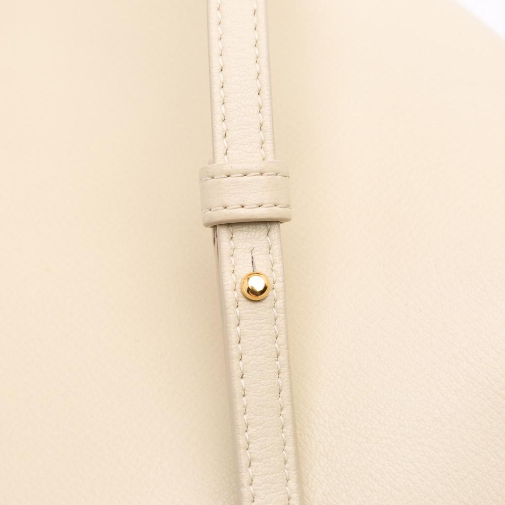 Celine B Celine Brown Beige Lambskin Leather Leather Large Lambskin Trio Crossbody Italy