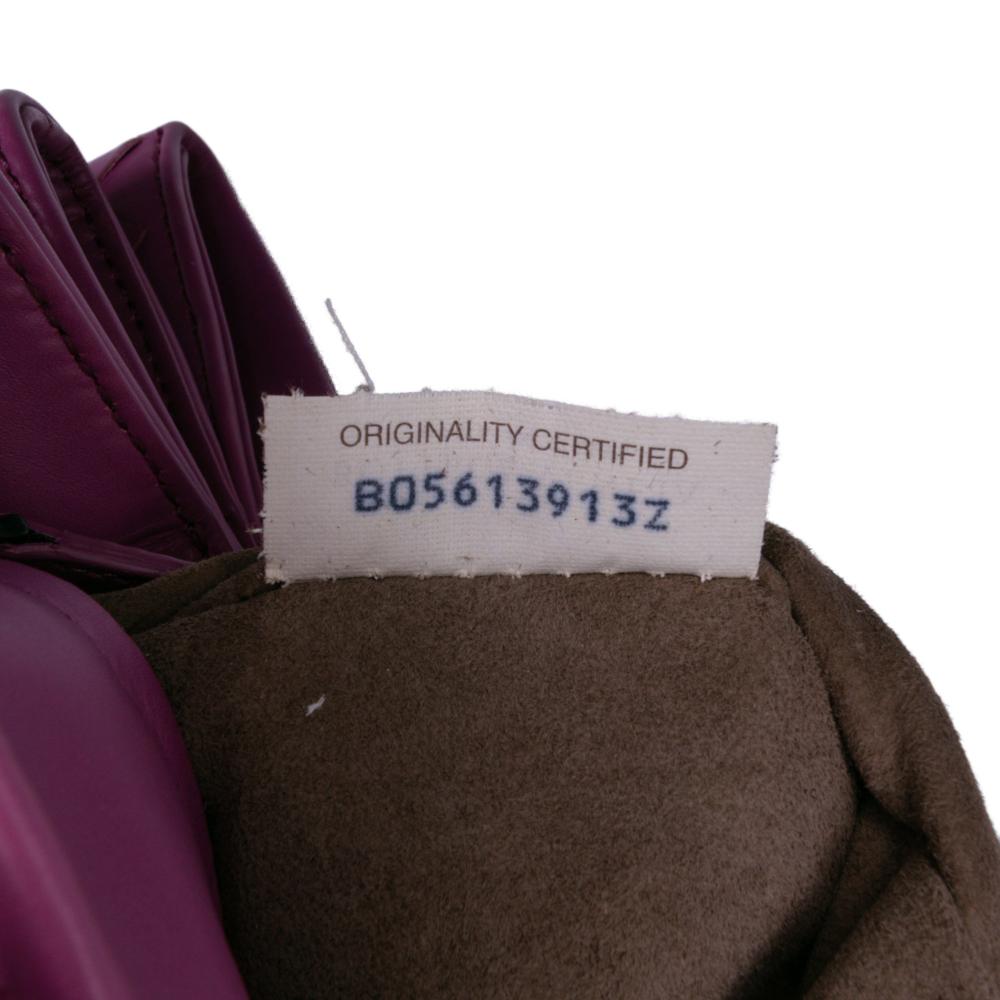 Bottega Veneta B Bottega Veneta Pink Nappa Leather Leather Small Nappa Intrecciato Roma Satchel Italy