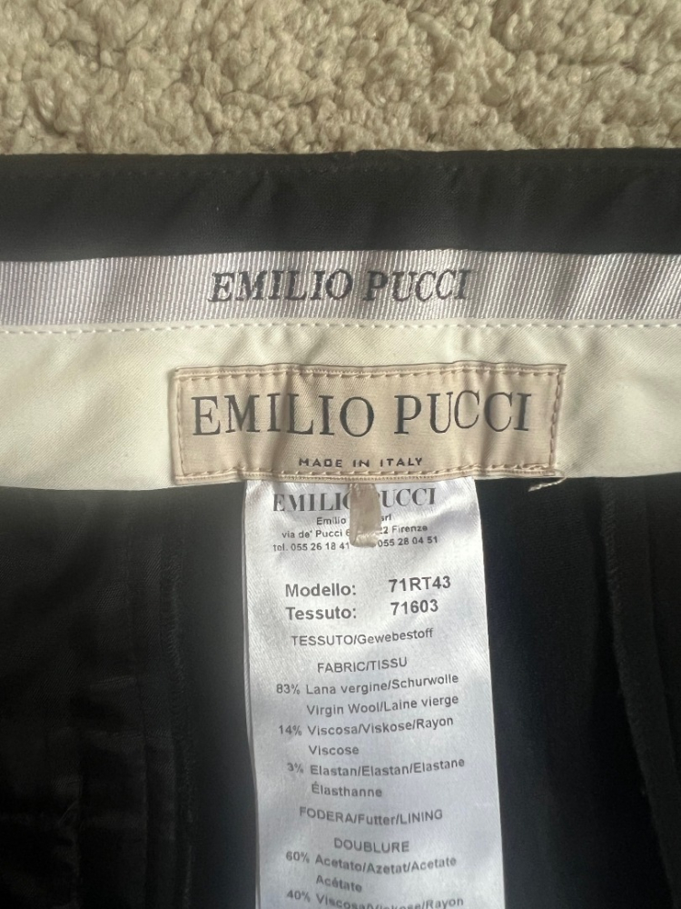 Pucci Pantalon laine 3/4