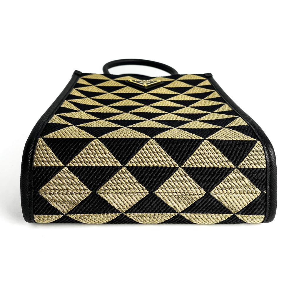 Prada Mini Polyester 2-Ways Crossbody Bicolor