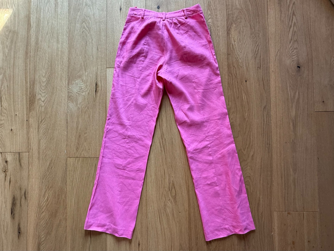 Milly NY Leuchtend rosa Leinenhose!
