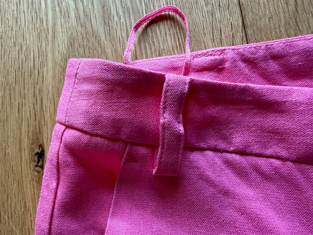 Milly NY Leuchtend rosa Leinenhose!