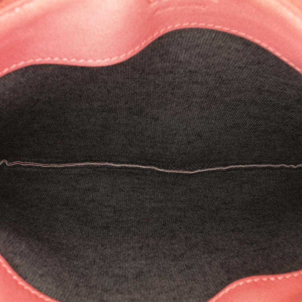 Celine B Celine Pink Blush Lambskin Leather Leather Small Lambskin Trio Crossbody Italy