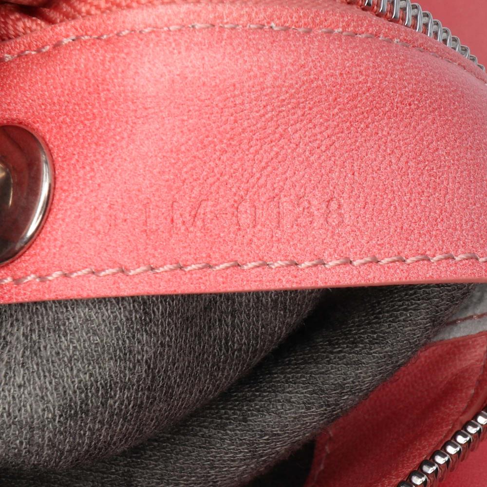 Celine B Celine Pink Blush Lambskin Leather Leather Small Lambskin Trio Crossbody Italy