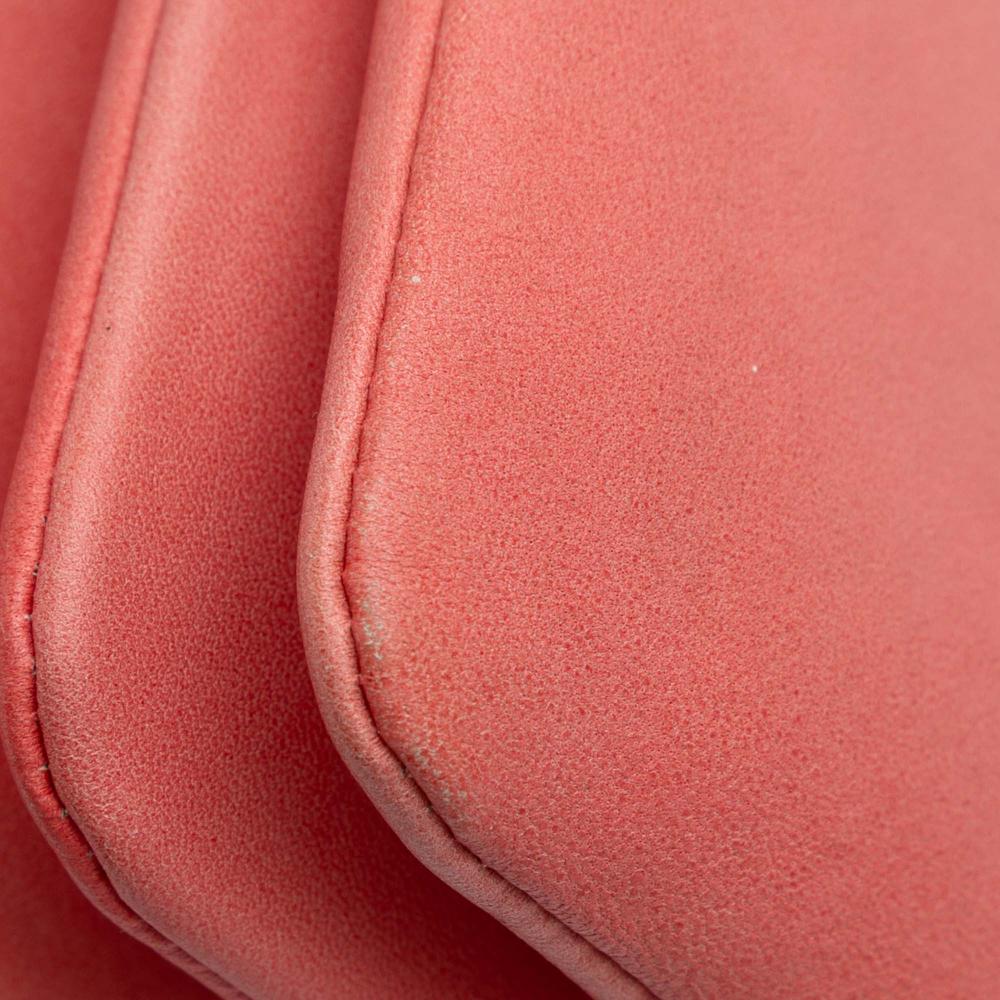 Celine B Celine Pink Blush Lambskin Leather Leather Small Lambskin Trio Crossbody Italy