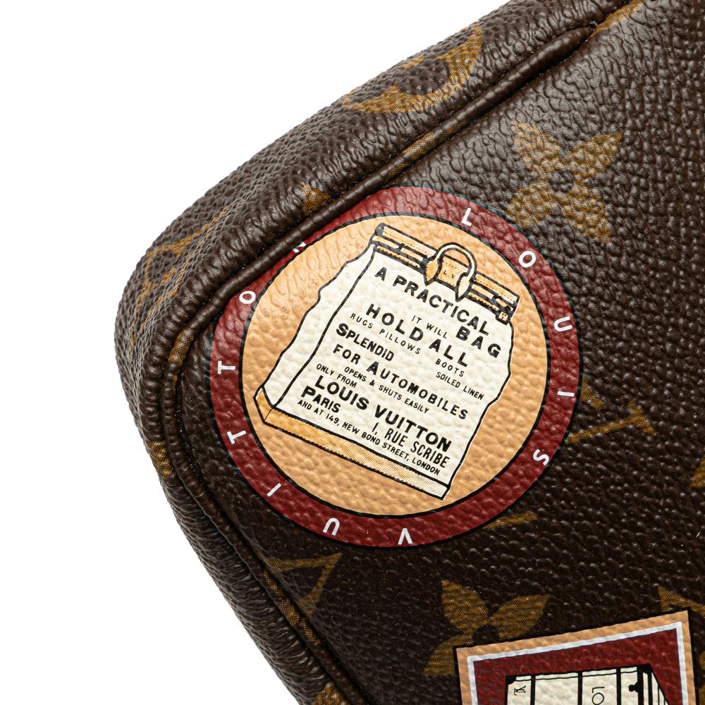 Louis Vuitton AB Louis Vuitton Brown Monogram Canvas Canvas Monogram Patch Mini Pochette Accessoires France