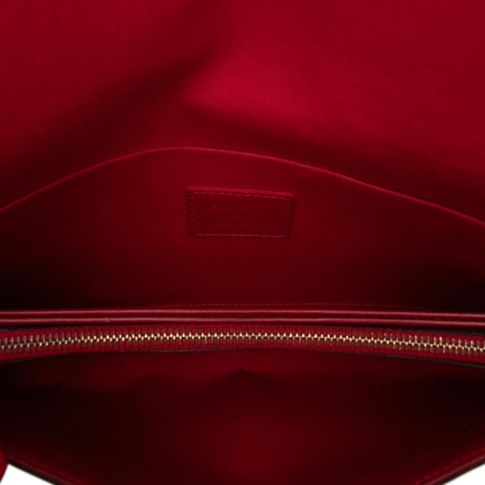 Louis Vuitton B Louis Vuitton Red Vernis Leather Leather Monogram Vernis Pochette Felicie France