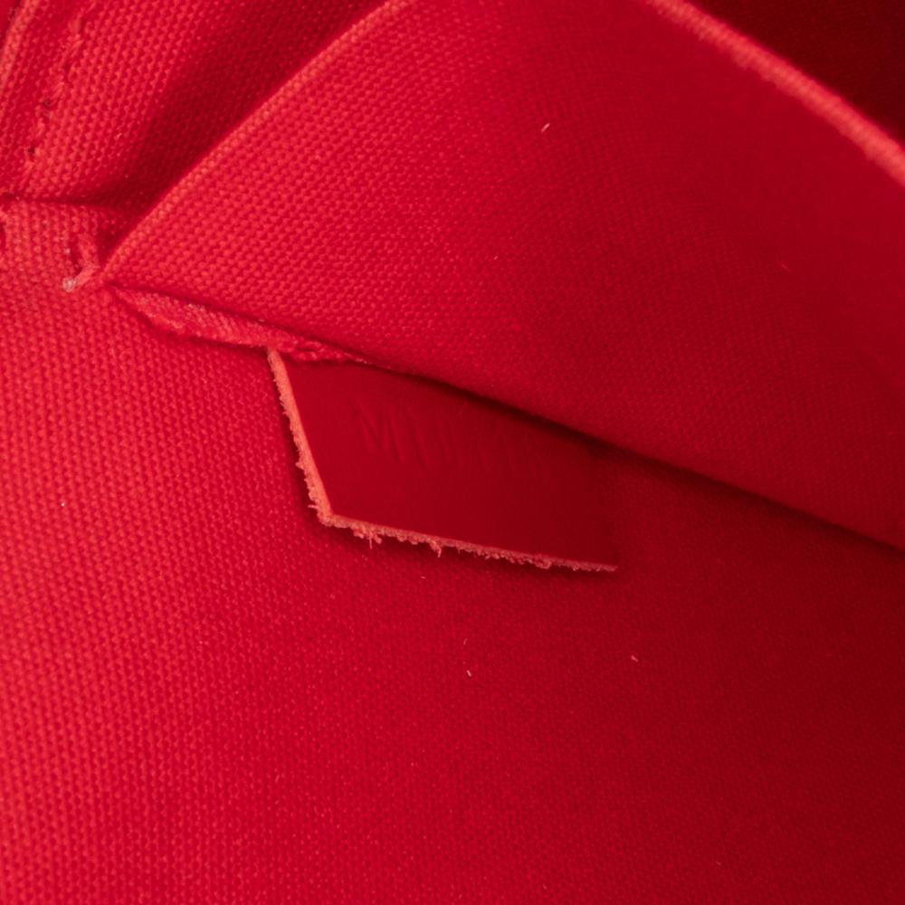 Louis Vuitton B Louis Vuitton Red Vernis Leather Leather Monogram Vernis Pochette Felicie France