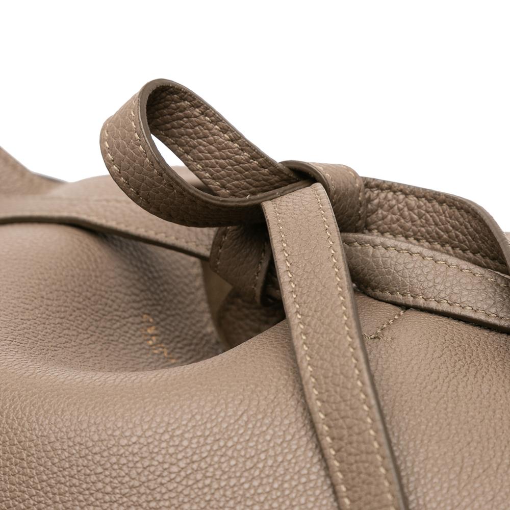 Celine B Celine Brown Taupe Calf Leather Small Phantom Cabas Tote Italy