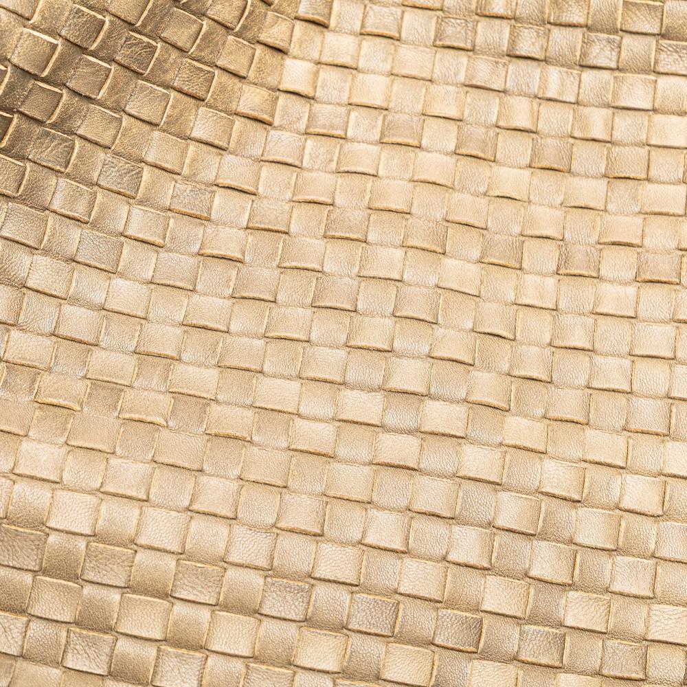 Bottega Veneta B Bottega Veneta Brown Camel Nappa Leather Leather Nappa Intrecciato Messenger Bag Italy