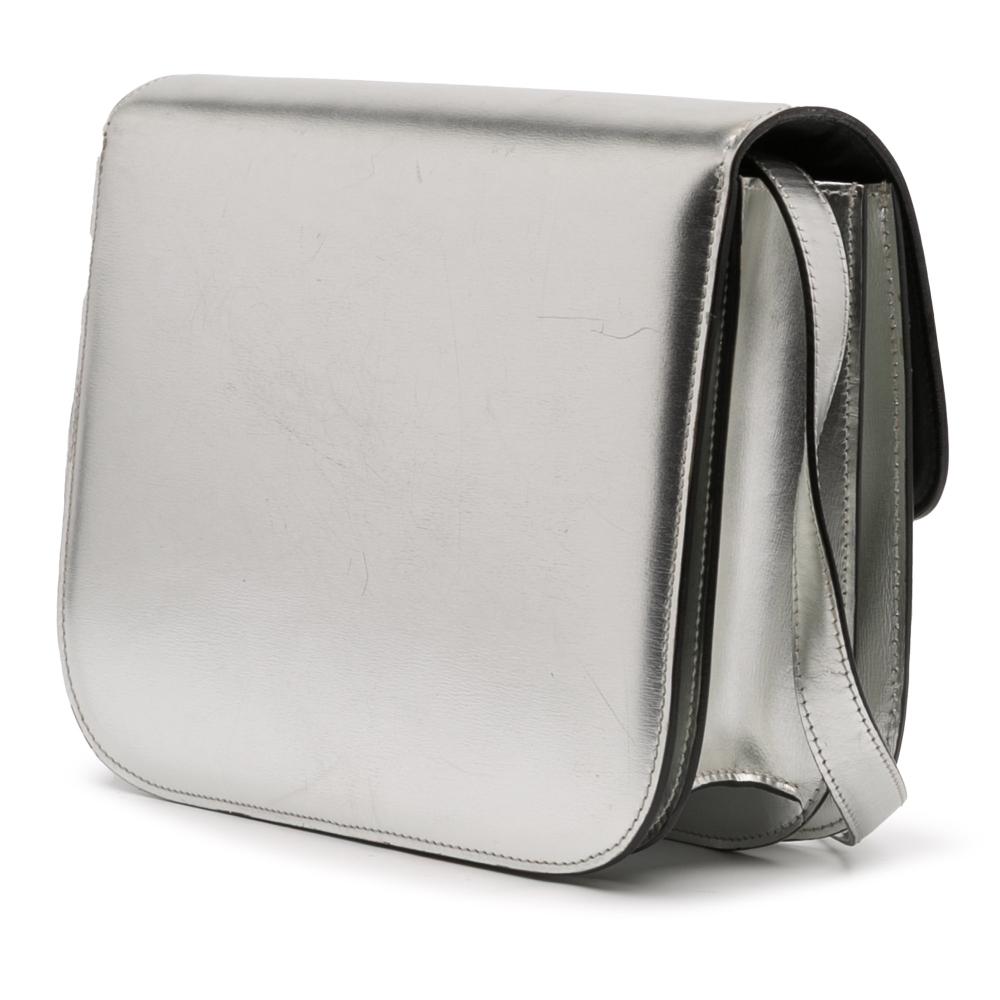 Celine B Celine Silver Calf Leather Medium skin Classic Box Italy