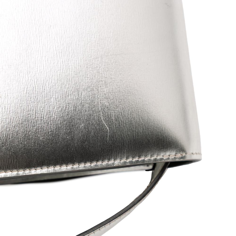 Celine B Celine Silver Calf Leather Medium skin Classic Box Italy