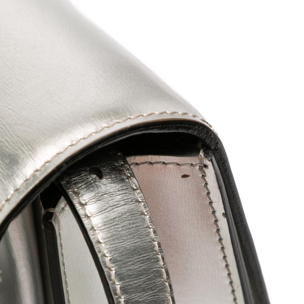 Celine B Celine Silver Calf Leather Medium skin Classic Box Italy