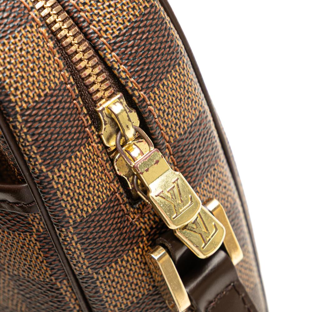 Louis Vuitton B Louis Vuitton Brown Damier Canvas Canvas Damier Ebene Ipanema PM France