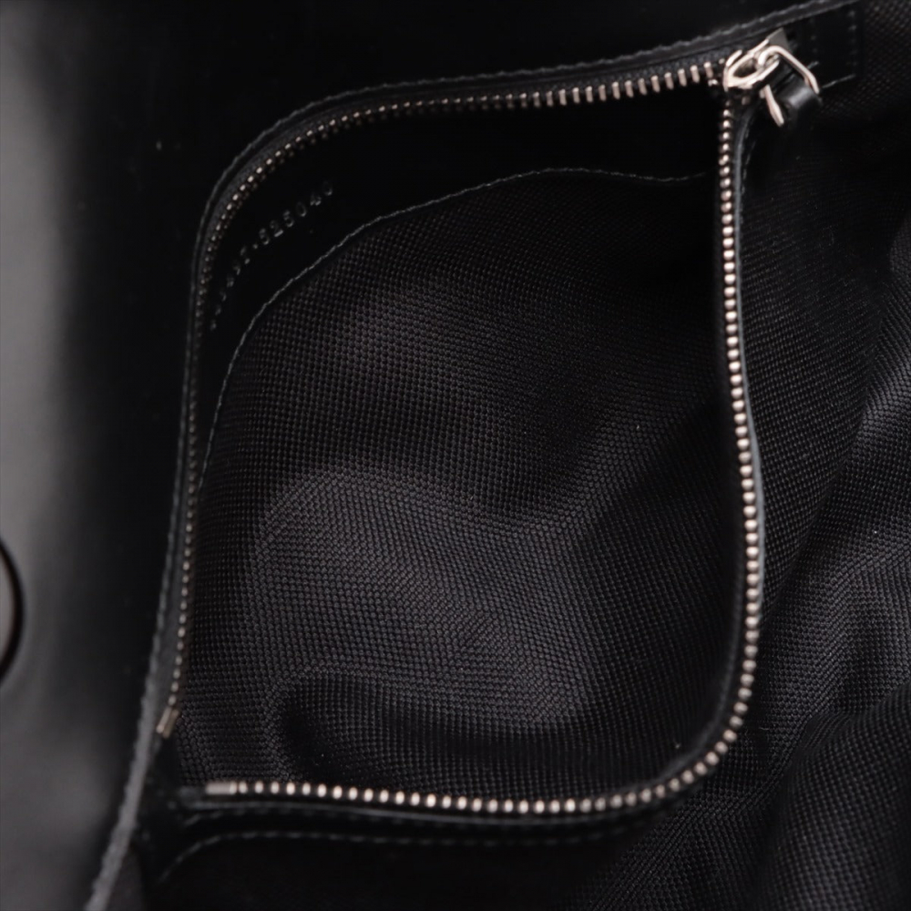 Gucci GG Marmont Small Chevron Leather Flap Bag Black