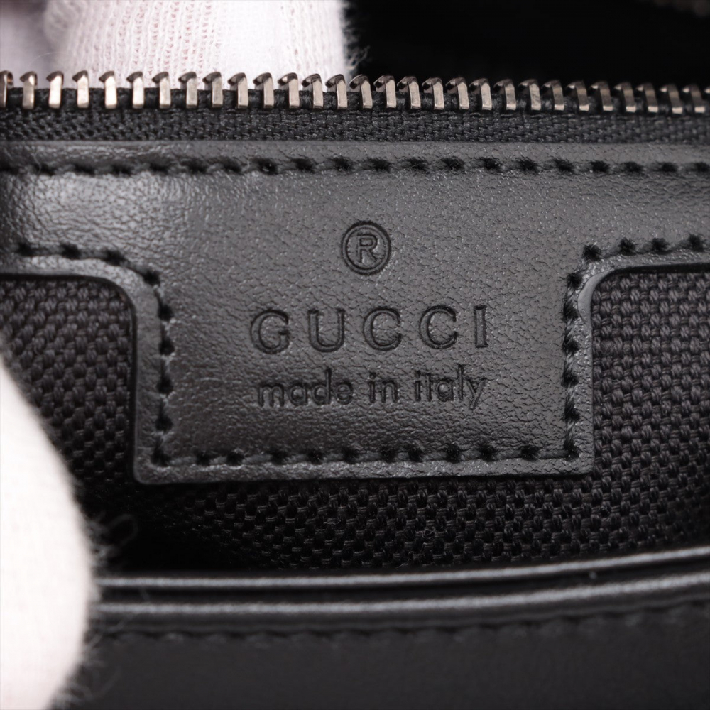 Gucci GG Marmont Small Chevron Leather Flap Bag Black