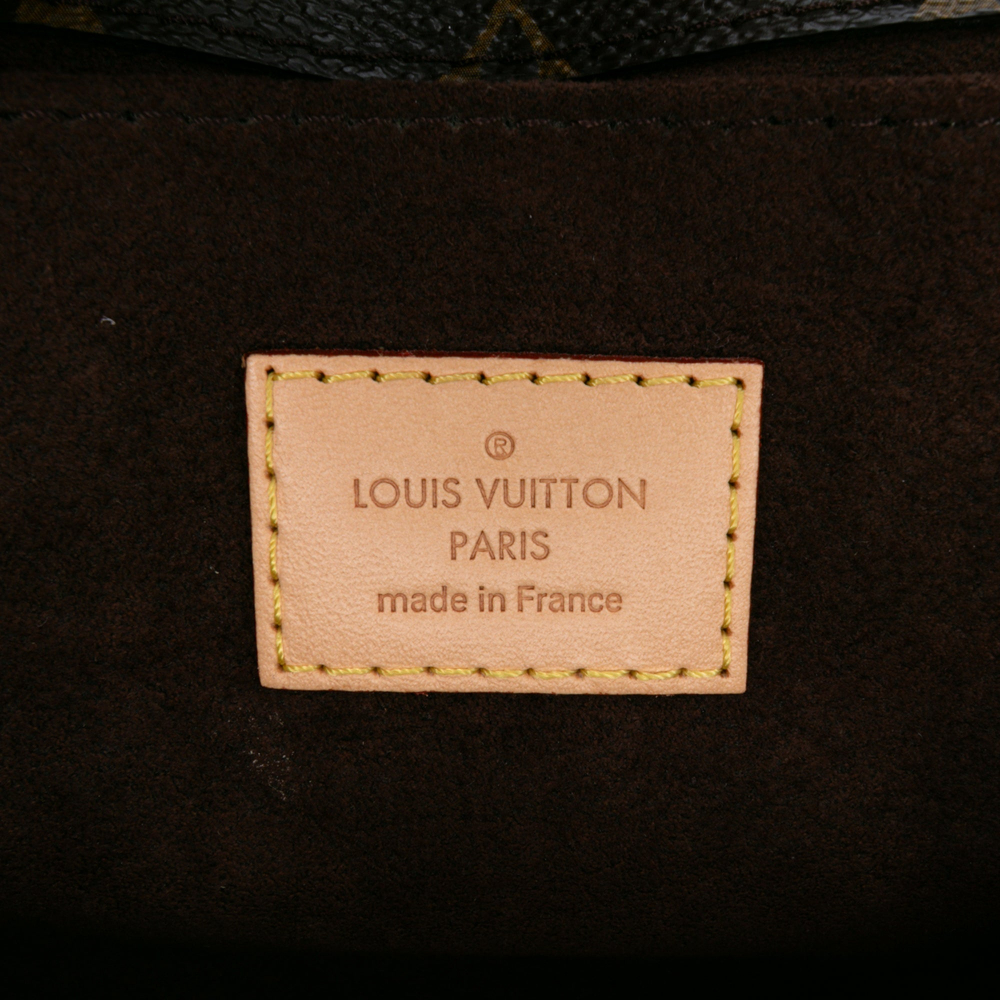 Louis Vuitton Pochette Métis Canvas Flap Crossbody Brown
