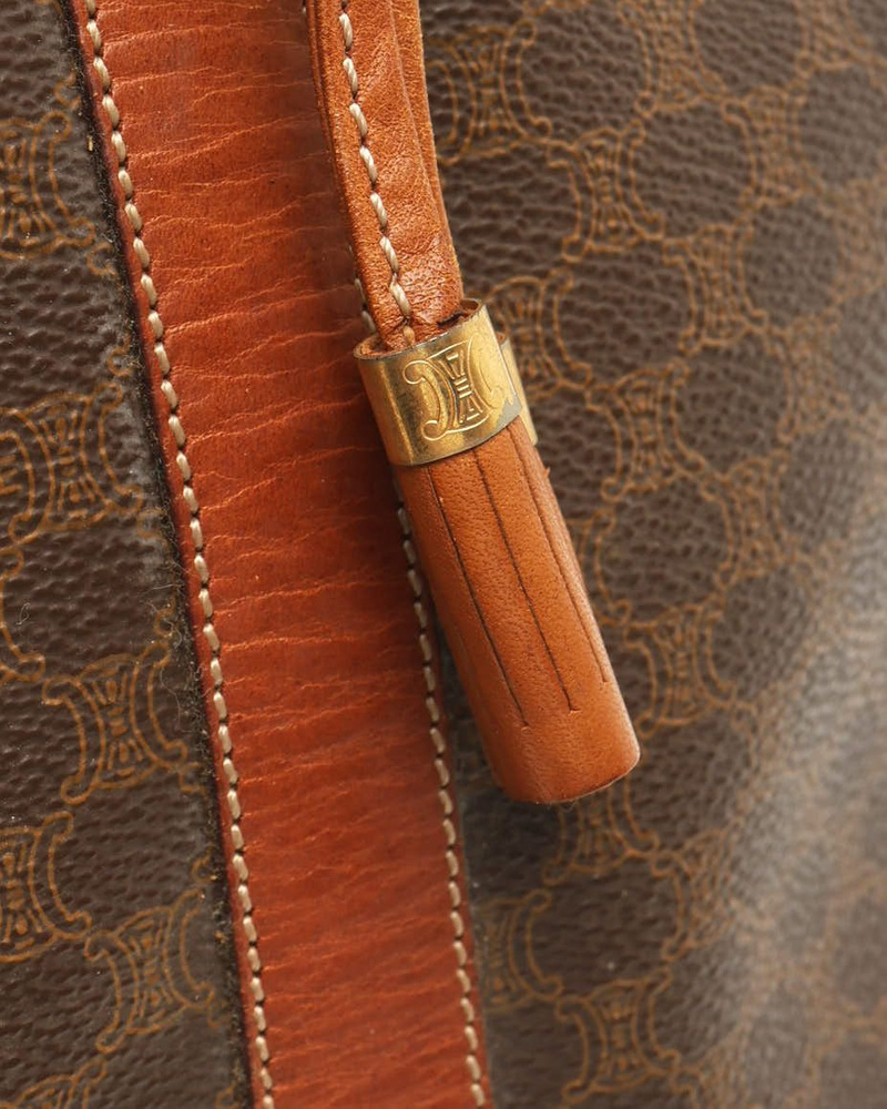 Celine Céline Macadam Bucket Bag