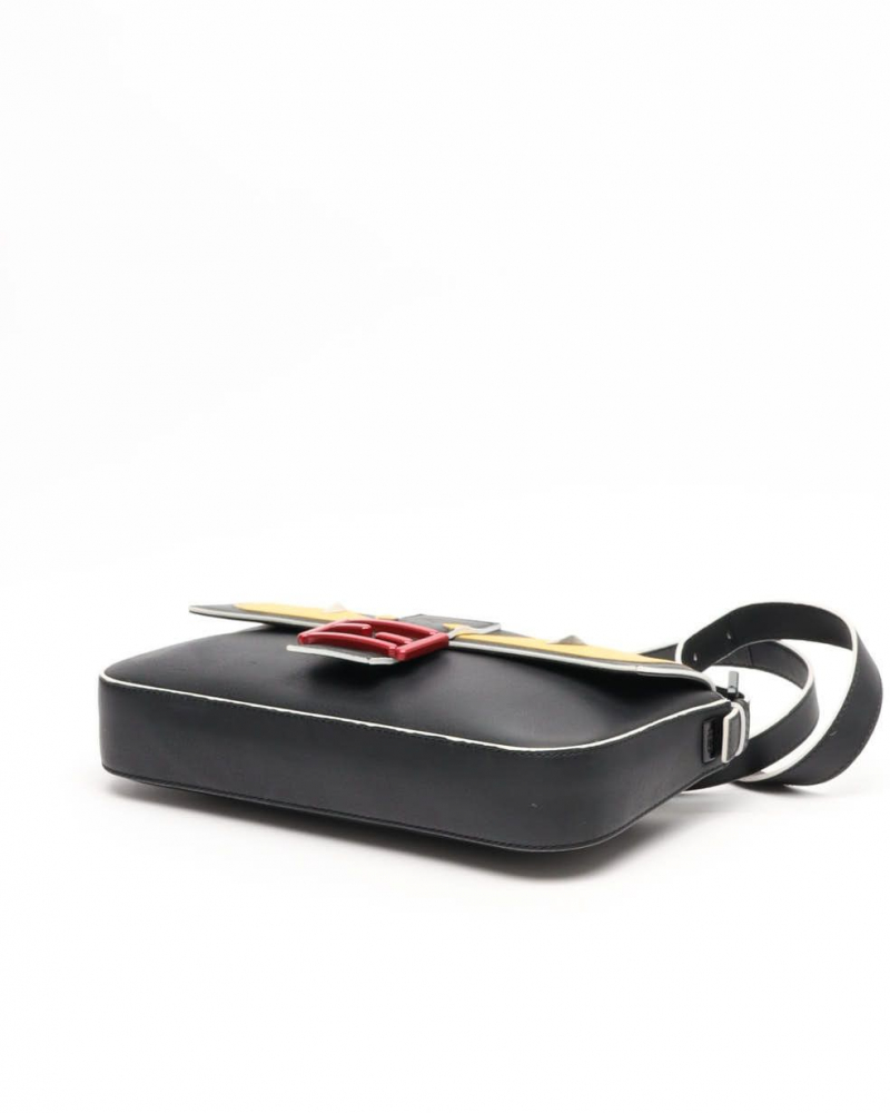 Fendi Vitello Dolce Monster Eyes Baguette Bag