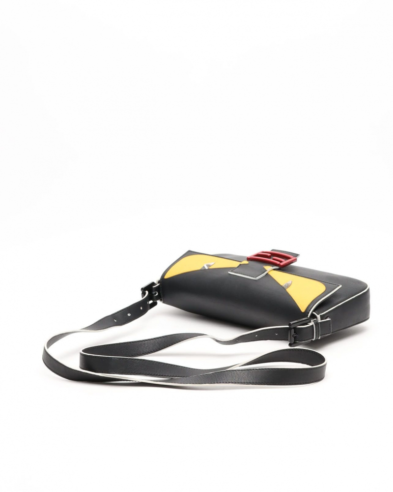 Fendi Vitello Dolce Monster Eyes Baguette Bag