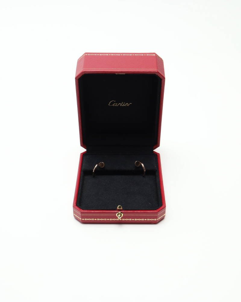 Cartier Juste un Clou Hoop Earrings, Small Model, 18kt Rose Gold