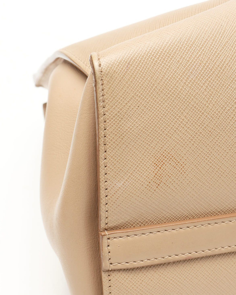 Prada Medium Saffiano Greca Paradigm Tote Bag