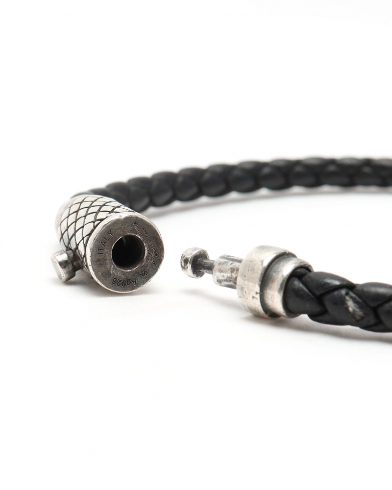 Bottega Veneta Intrecciato Leather Bracelet