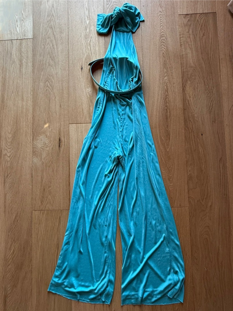 Ralph Lauren Collection Silky vintage halter jumpsuit!