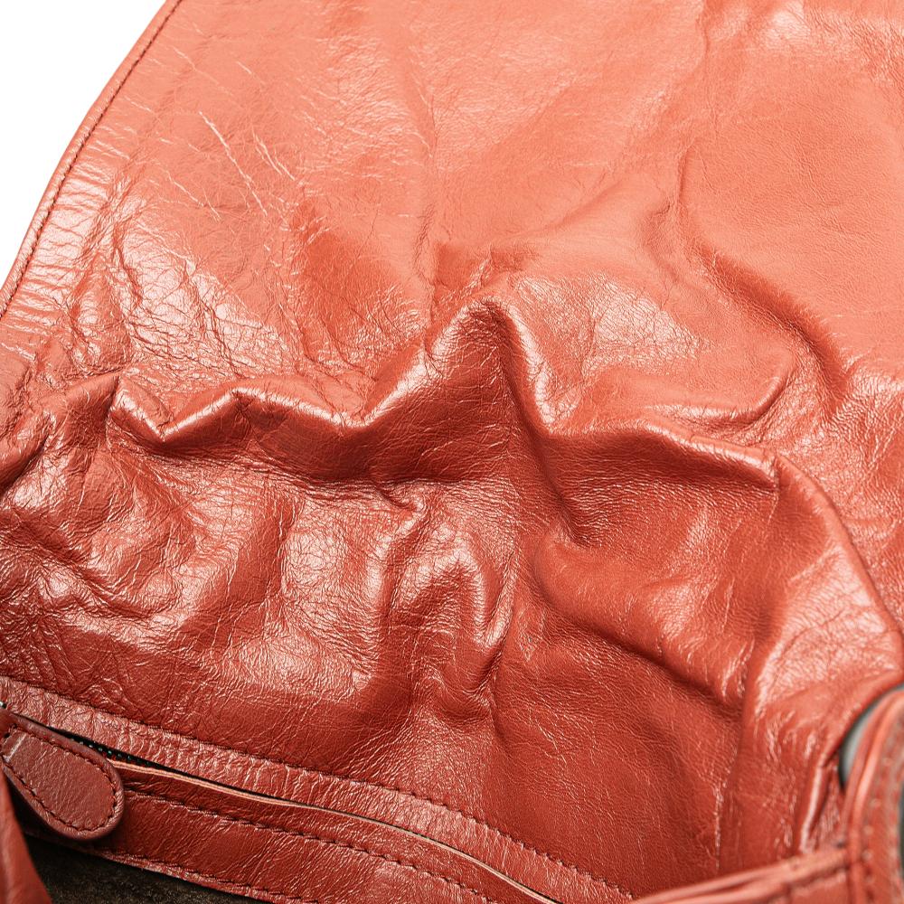 Bottega Veneta B Bottega Veneta Red Indian Red Nappa Leather Leather Intrecciato Trimmed Nappa Top Handle Bag Italy