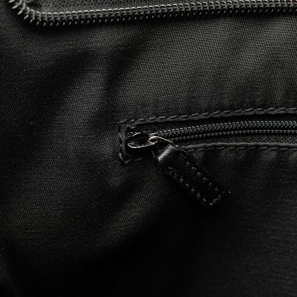 Gucci B Gucci Black Calf Leather Embossed Horsebit Abbey D Ring Crossbody Italy