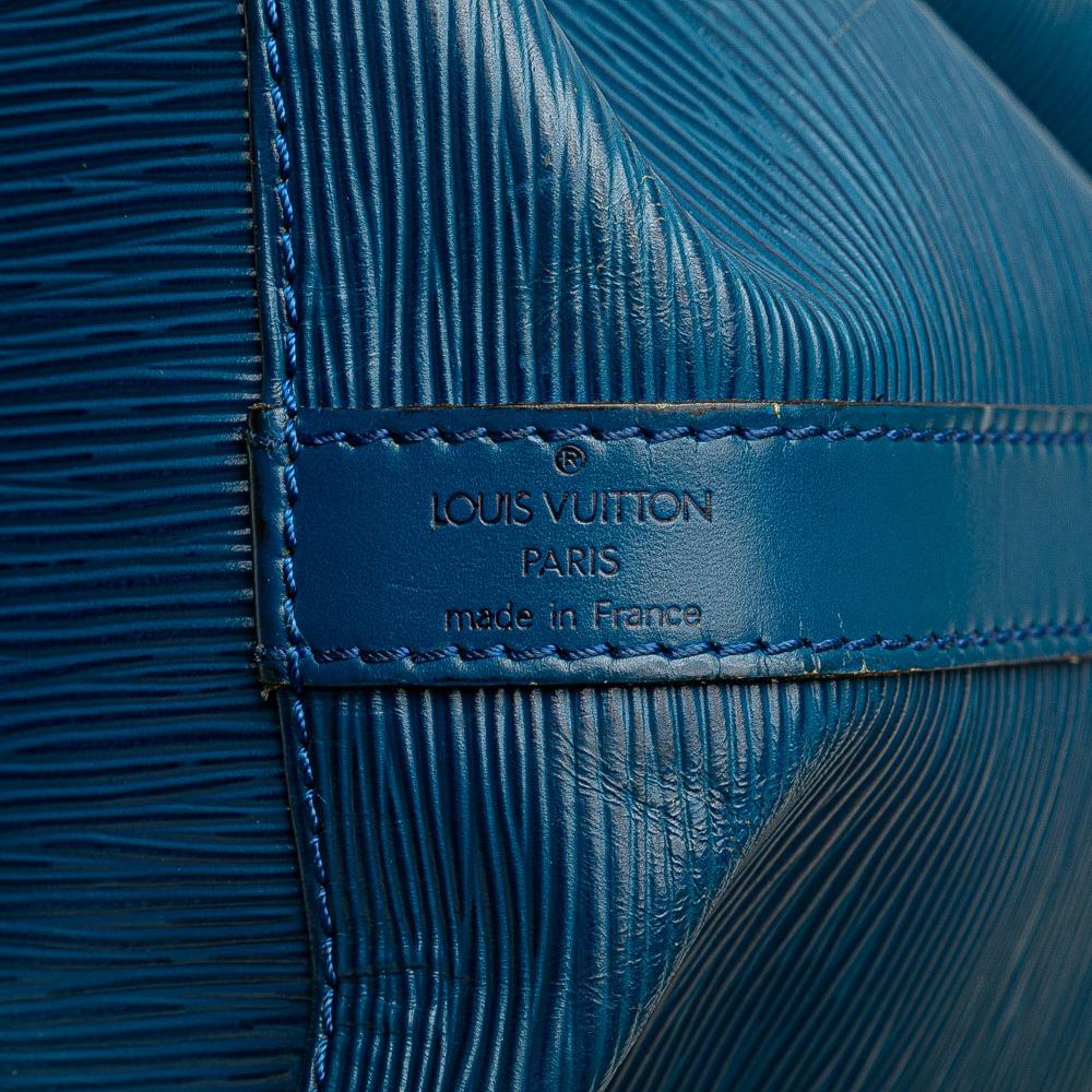Louis Vuitton B Louis Vuitton Blue Epi Leather Leather Epi Petit Noe France