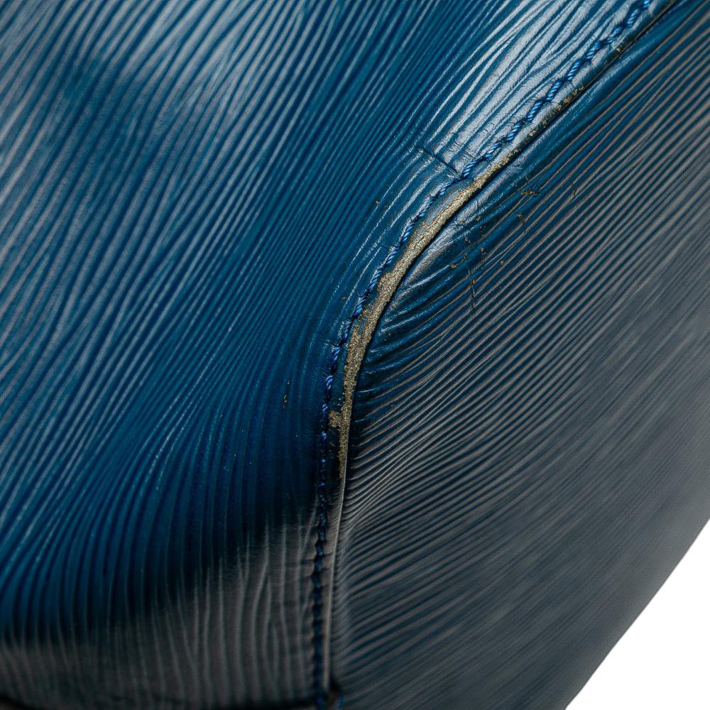 Louis Vuitton B Louis Vuitton Blue Epi Leather Leather Epi Petit Noe France