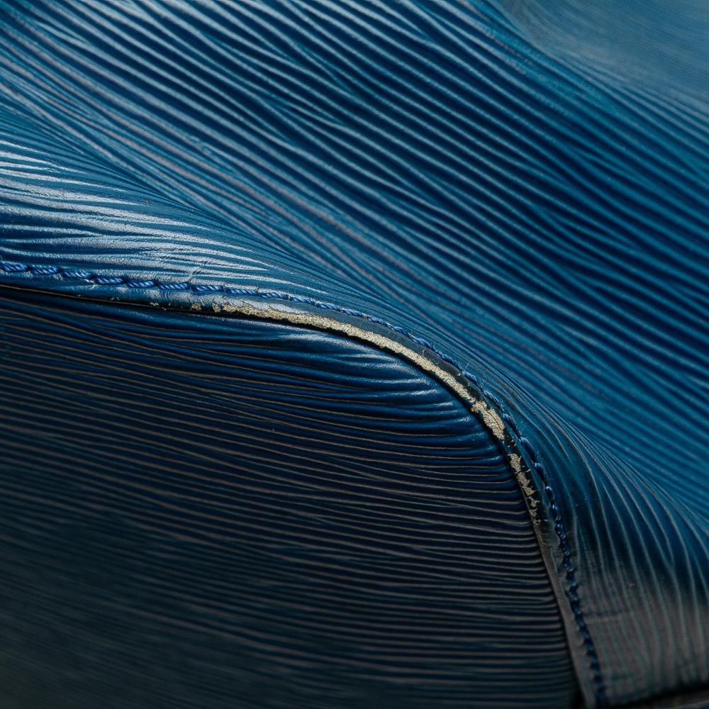 Louis Vuitton B Louis Vuitton Blue Epi Leather Leather Epi Petit Noe France