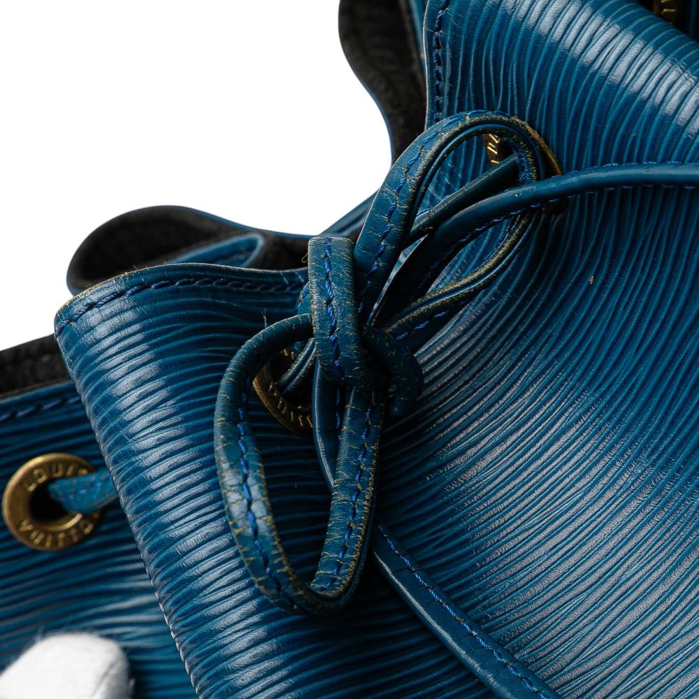 Louis Vuitton B Louis Vuitton Blue Epi Leather Leather Epi Petit Noe France