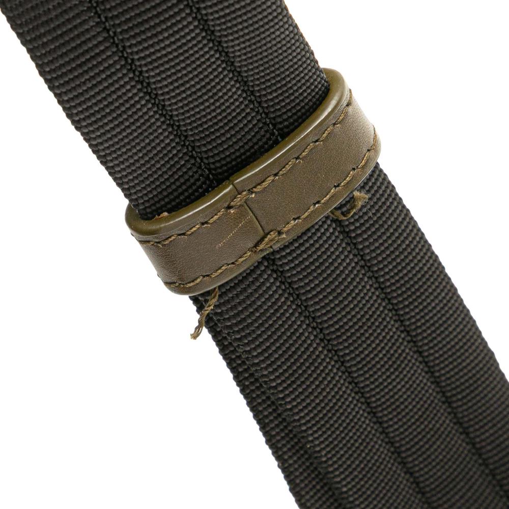 Bottega Veneta B Bottega Veneta Brown Dark Khaki Calf Leather Perforated skin Leggero Crossbody Italy