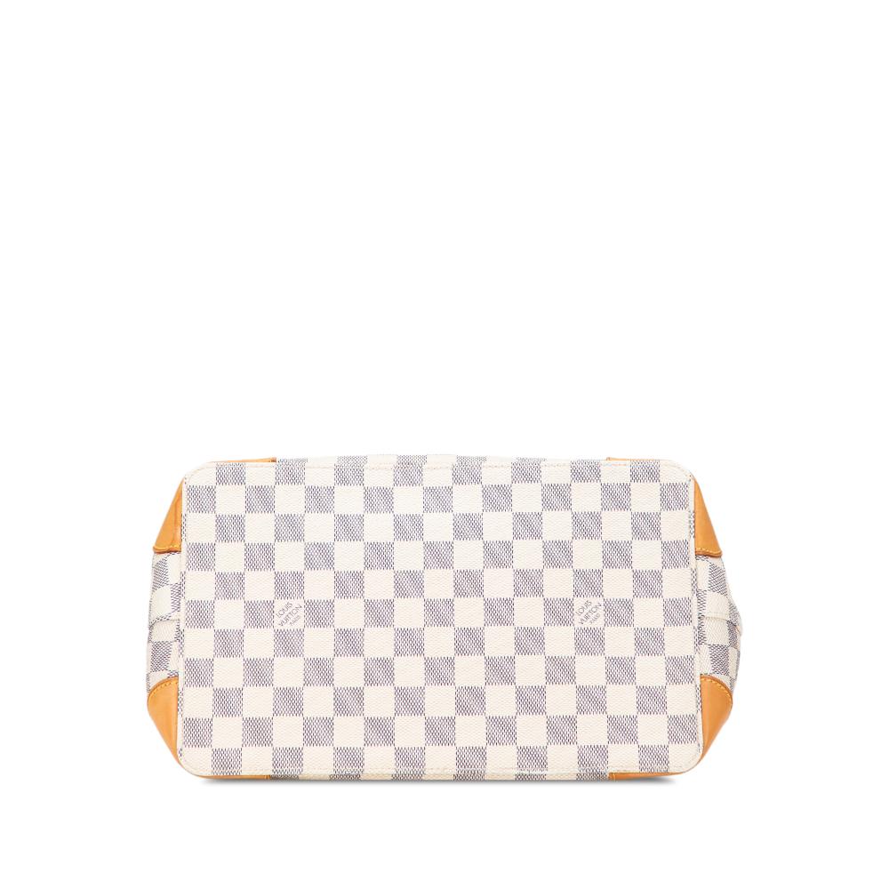 Louis Vuitton B Louis Vuitton White Damier Canvas Canvas Damier Azur Hampstead PM Spain